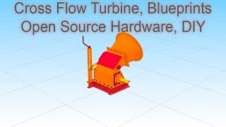 Cross Flow Turbine Blueprints Open Source Hardware DIY [upl. by Yennor226]