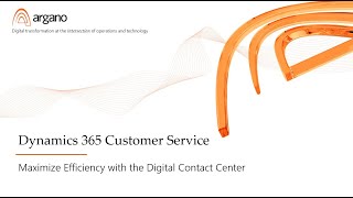 D365 Customer Service  Digital Contact Center [upl. by Daney976]