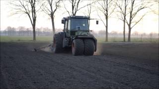 fendt xylon 524 special aan het gras zaaien [upl. by Llennahs]