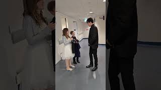 2harps with incredible Dimash after the concert Singaporedimash harp virtuosos 2harps [upl. by Hymen]