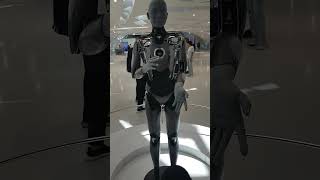 AMECA ROBOT AT THE MUSEUM OF THE FUTURE IN DUBAI UNITED ARAB EMIRATES amecarobot ameca robot [upl. by Beaumont149]