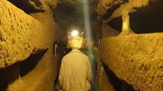 Catacombs of Rome ROMEing Around 36  ItalyPilgrimage [upl. by Zulch459]