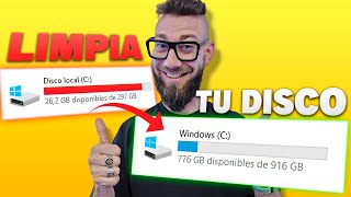 Liberar espacio en Disco quotCquot  optimizar PC Windows 7810 11 [upl. by Campagna]