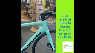 Just Arrived Bianchi Sprint Disc 105 12 speed £224900 [upl. by Jethro]