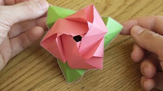 Rosa Cubo  Cubo Rosa  Cubo Rosa Origami [upl. by Chelsea]