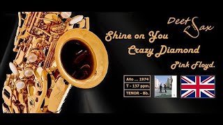 🇬🇧 SHINE ON YOU CRAZY DIAMOND  Pink Floyd  Tenor Sax  V2 Con Solo [upl. by Ettecul114]