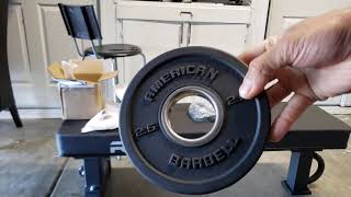 American Barbell Rubber Plates and Chalk [upl. by Couhp]