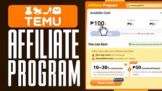 How To Make Money On Temu Affiliate Program In 2024 Temu Affiliate Tutorial [upl. by Adnauqahs]