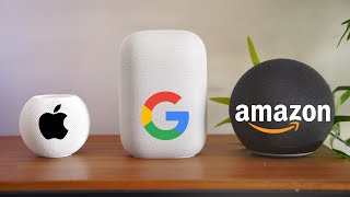 HomePod Mini vs Amazon Echo amp Google Nest Audio  Whats the Best 99 Smart Speaker [upl. by Azenav248]