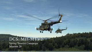 DCS Mi8MTV2 Spring Tension  Mission 20 [upl. by Odareg]