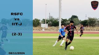 match  red sand fc vs iitj  Jodhpur Rajasthan  08112024 [upl. by Eelimaj]