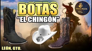 Promoción Fin de año en combos vaqueros Botas EL CHINGON León Guanajuato Mexico boots leather [upl. by Ronyam]