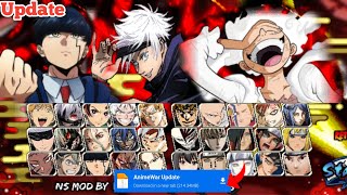 Update Naruto Senki Anime CrossOver V3  Full Characters HD Effects Naruto Senki Mod 2024 [upl. by Intosh]