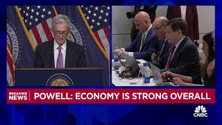 Fed Chair Powell on additional rate cuts Were making decisions meeting by meeting [upl. by Farkas965]