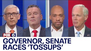 Marquette poll Wisconsin governor US Senate races are tossups  FOX6 News Milwaukee [upl. by Aridni572]