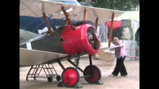 Sopwith Camel Radial Engine Cold Start amp Run [upl. by Ojiram536]