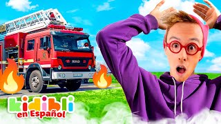 Camiones de bomberos para niños  Vídeos educativos de bomberos para niños  Kidibli [upl. by Job]