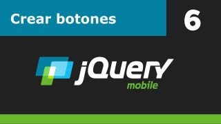 jQuery Mobile  Parte 6  Crear un botón [upl. by Ruberta273]