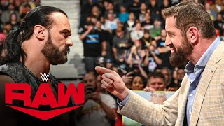 Drew McIntyre to Wade Barrett “Stay out of my business” Raw highlights Sept 9 2024 [upl. by Mehsah]