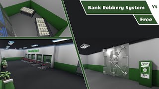 Roblox Bank Robbery System V4 Free [upl. by Lossa]