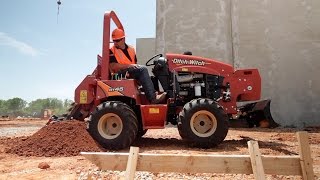 Ditch Witch RT45 RideOn Trencher [upl. by Htor]