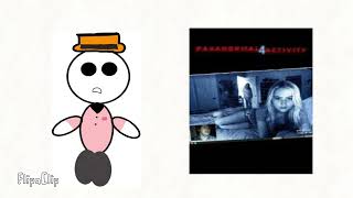 My review and me reacting to paranormal activities 4 [upl. by Eldwen]