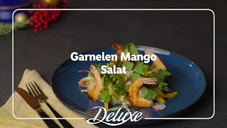 Garnelen Salat Rezept mit Mango amp Bohnen von Lukas Ziesel [upl. by Apps816]