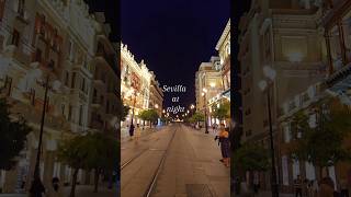 🥰The most beautiful destination Sevilla at night🇪🇦 feedshorts shortsfeed travel fyp shorts fy [upl. by Eirb174]