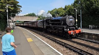 44871 The Dorset Coast Express Tour passing Chertsey [upl. by Read]