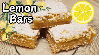 Recipe for the BEST Lemon Bars [upl. by Fabi]