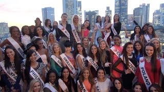 Flashmob  More than 60 Beauty Queens in a Shopping Store Galeria Kaufhof Frankfurt [upl. by Palm225]