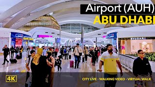 4K Abu Dhabi International Airport AUH Terminal A ❤️ complete walking tour [upl. by Jaimie]