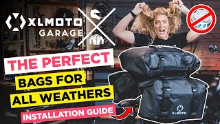 BEST WATERPROOF BAGS FOR YOU AND YOUR MOTORCYCLE  XLMOTO H2O bags reviewed and installation guide [upl. by Laspisa97]