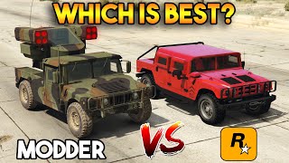 GTA 5 ONLINE  MODDER VS ROCKSTAR GAMES WHICH IS BEST [upl. by Leahcar]