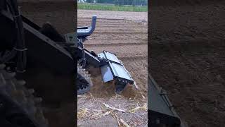 quotCrawler rotary cultivator quotFarming machine quotAgricultural mechanization foryou viralvideo [upl. by Ymmot196]