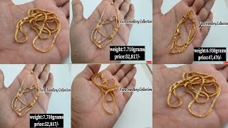 Latest gold chain designs 2024 with weight and price Light Weight gold chain design with price [upl. by Dlorah167]