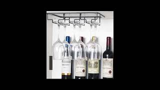 Stemware Rack Household Wall Glasses Rack [upl. by Itoc665]