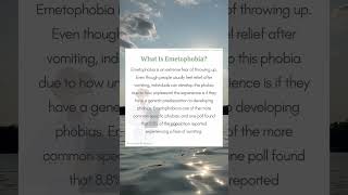 What is Emetophobia [upl. by Rogovy958]