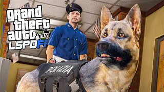 BLITZ CANI ANTIDROGA A SCUOLA  GTA 5 LSPDFR POLIZIA ITA 👮‍♀️ [upl. by Lexerd]