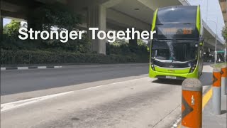 NDP 2022 Theme Song Stronger Together Singapore Buses Edition [upl. by Johannes]