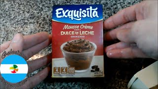 Exquisita Mousse Creme sabor Dulce de Leche Granizado [upl. by Leboff510]