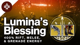 Luminas Blessing Infinite 400 Class Melee amp Grenade Regeneration  Solar Warlock  Destiny 2 [upl. by Leandra949]