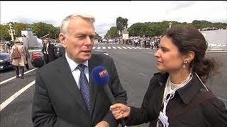 Défilé du 14 juillet  JeanMarc Ayrault sexprime sur BFMTV [upl. by Weissberg]