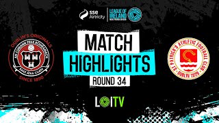 SSE Airtricity Mens Premier Division Round 34  Bohemians 02 St Patrick’s Athletic  Highlights [upl. by Naiva]