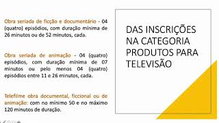 Vídeo aula  14º Edital Funcultura Audiovisual Pernambuco  edição 20202021 [upl. by Assiluj805]