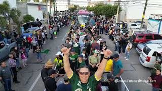 Desfile de los Campeones Cañeros de Los Mochis por las calles de la ciudad [upl. by Namzzaj50]