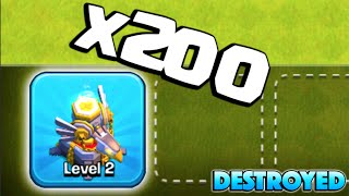 200 EAGLE ARTILLERIES DOWN  Clash of Clans  Big Loot 3 Star Attacks [upl. by Hiller]