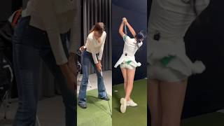 175cm 큰 키의 큰 아크💝 KLPGA 김민지프로의 스윙⛳ [upl. by Zina]