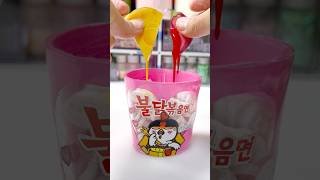 불닭 까르보나라 말랑이 만들기🍜🧀Buldak Carbonara Ramen Squishy DIY with Nano Tape 실리콘테이프 [upl. by Almeria]