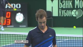 Moscow 2013 Final Highlights Gasquet and Kukushkin [upl. by Asilef]